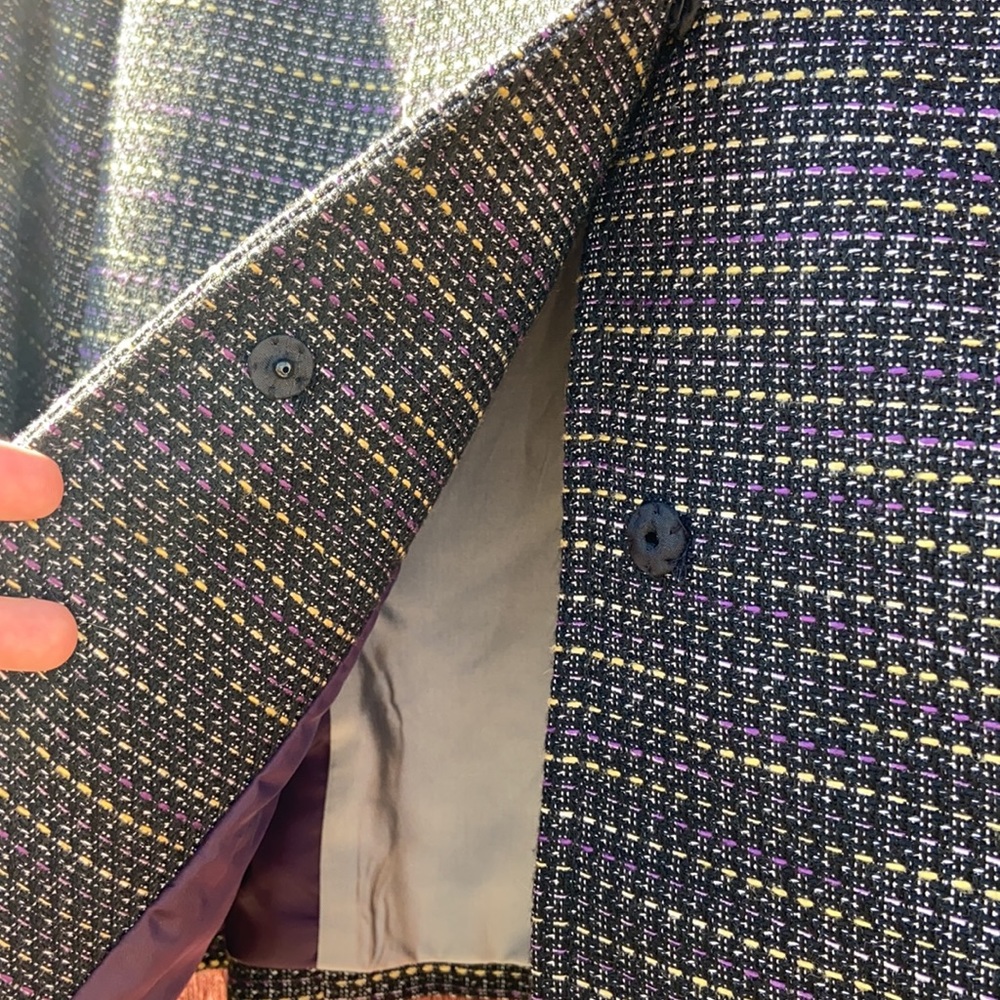 Tahari Tweed Coat - Picture 4 of 6